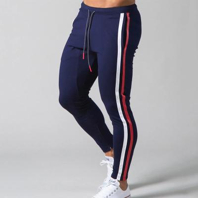 China Summer Breathable Casual Color Man Black EU Size Stacked Sweatpants Men Sports Long Tight Pants Wholesale for sale