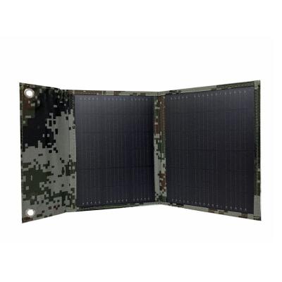 China Other 80W Outdoor Collapsible Solar Panel Folding Waterproof Solar Panel Two USB Portable Charger for sale