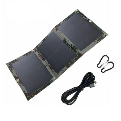 China Other 100W Foldable Solar Panel Folding Outdoor Dual USB Waterproof Portable Solar Panel Charger for sale