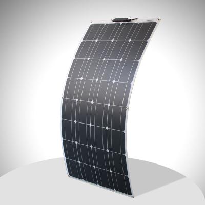 China 300W Solar Panel Complete Kit 12V Monocrystalline Light Weight Flexible Solar Panel 100W 1050*530mm 1050*530mm for sale