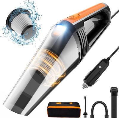 China New China-chic 100W DC12V 16.4ft High Power 6000 Portable PA Attached Cordless Handheld Car Vacuum Cleaner with LED Light for sale