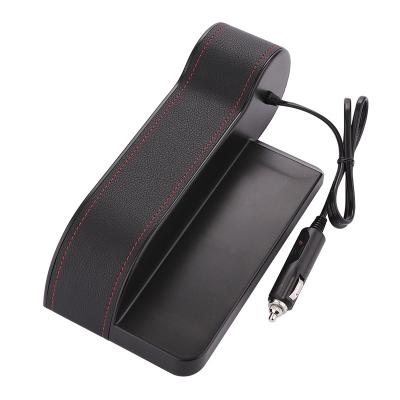 China 3 USB Compatible Most Protocols Front Car Logo Seat Interspace Fast Charging Filler Organizer For Car for sale