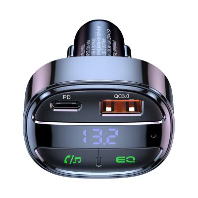 China Factory Supply New Upgrade Car Stereo FM Transmitter Dual USB Car Fast Charging Charger for sale