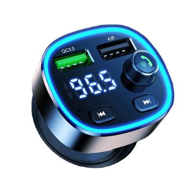 China Colorful TF Card Stereo MP3 Player LED Backlight Hands Free Car Kit Car FM Transmitter Adapter for sale