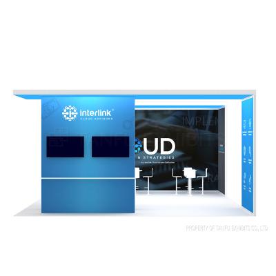 China 10FT X 20FT Trade Show Booth Event Custom Design for sale