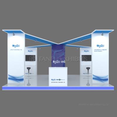 China Event Trade Show Stand 20x20 Exhibition Booth Design for sale