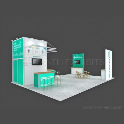 China FATEX Event Expo Stand 20x20 Backlit Exhibit Display for sale