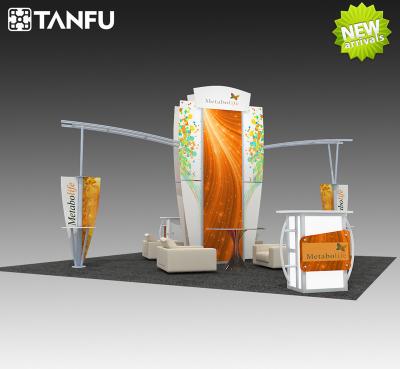 China Island Booth 20x20 Or 6x6 Exhibition Booth Stand With Island Style For Trade Show for sale