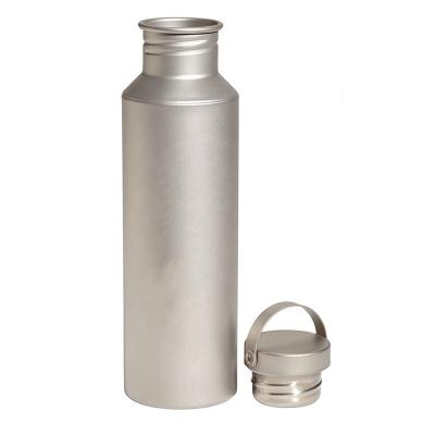 China 500ml 1000ml Lightweight High Quality Army Titanium Water Bottle Camping for sale