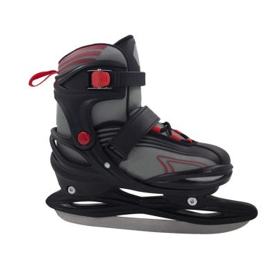 China EVA JR Best Sell Customize Semi Soft Adjustable Ice Skate For Juniors Child Young Boys Girls Flexible Ice Skating Shoes for sale