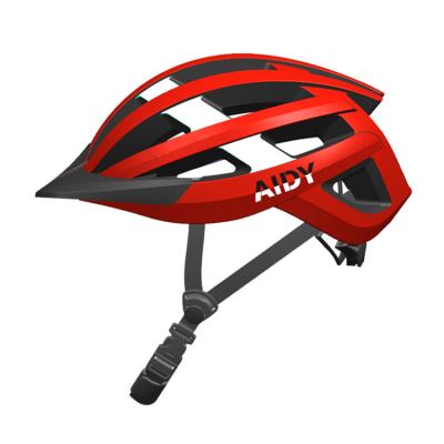 China New Style PC+EPS In-mold Mountain Sport Urban Track Bicycle Helmet With Detachable Sun Visor For Audlt for sale