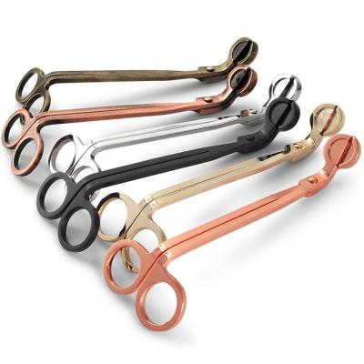 China Fabric /Sewing Shears 2021 Wholesale Candle Wick Trimmer Candle Wick Trimmer Stainless Steel Wick Trimmer Scissor Candle Tool for sale