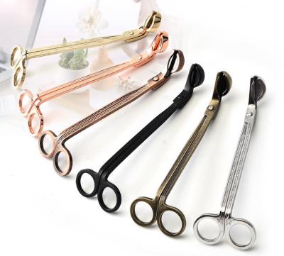 China Eco-friendly Rose Gold Candle Scissors Cutter Candle Wick Trimmer Candle Wick Trimmer for sale