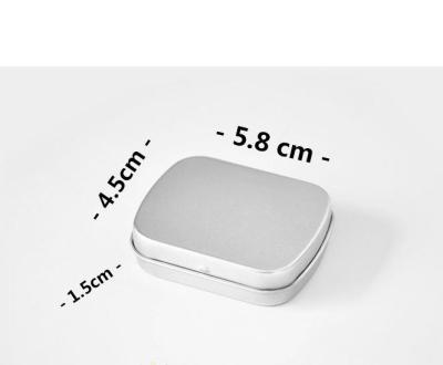 China Free Shipping+Wholesale Recyclable Hinge Tin Box Small Size Tin Gift Box 500pcs/lot for sale