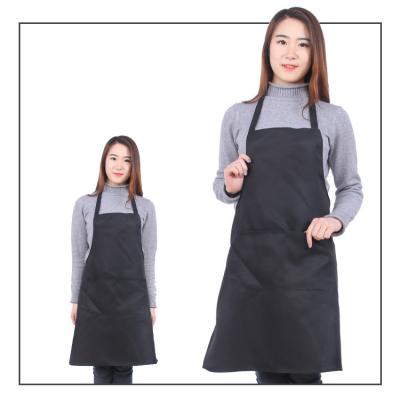 China Cleaning Factory Price Custom Logo Cotton Polyester Waterproof Chef Cooking Aprons For Cafe Restaurants Kitchen Apron for sale