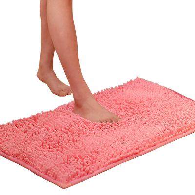 China Non-Slip 2023 Best Sales Luxury Microfiber Soft Plush Anti-slip Super Water Absorbent Bath Rugs Floor Mat Bathroom Mat for sale