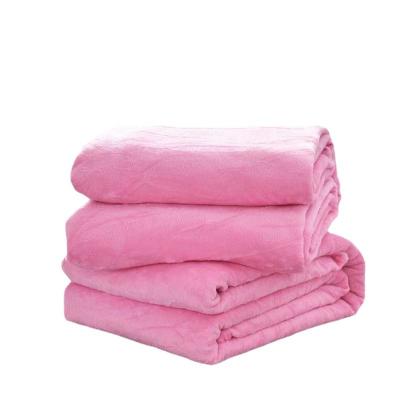 China PORTABLE Factory Price Coral Fleece Blanket Custom Printed Cheap Soft Polyester Flannel Fleece Blanket for sale