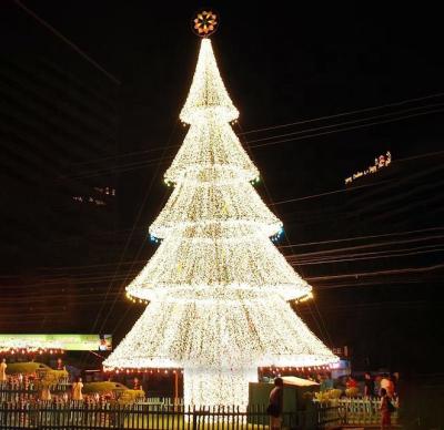 China 7.5Ft/8Ft/10Ft/20Ft /30Ft /40Ft Large Christmas Tree Mold Outdoor Giant Christmas Tree Decoration for sale