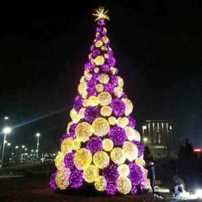 China Decoration Led Willow Christmas Tree Giant Outdoor Lighted Commercial Lighted Kids Christmas Tree for sale