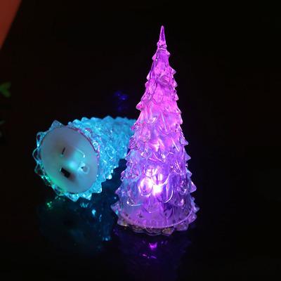 China 2021 Decoration Acrylic Luminescence Christmas Tree Gifts Christmas Lantern For Table Christmas Decoration for sale