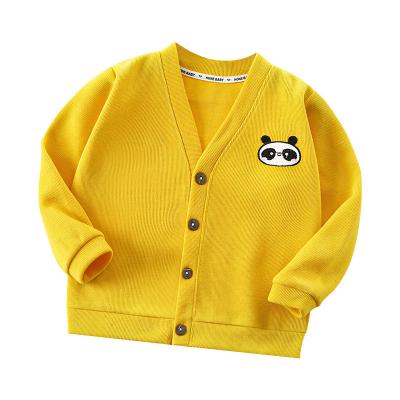 China Sustainable Children's knitted cardigan boys and girls long-sleeved coat small children's blouse baby line clothes wholesale for sale