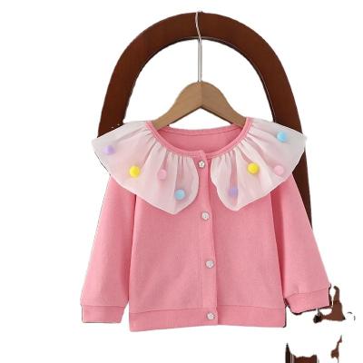 China Breathable Children's top  autumn Korean version of children's sweater for girls cardigan  baby spring and autumn coat Children's sweater for sale