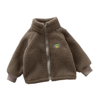 China Breathable 2023 Children's cashmere coat plus cashmere coat men and women treasure the same autumn and winter new baby for sale