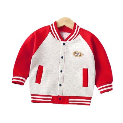 China Breathable Hot Sale Sport Children Coat Outwears Long Sleeves Girls Boys Baseball Jackets Autumn Cotton Kids Casual Jacket for sale