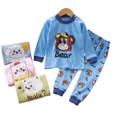 China Smart Casual Hot selling children's clothing spring and autumn warm home clothes cartoon children pajamas for sale