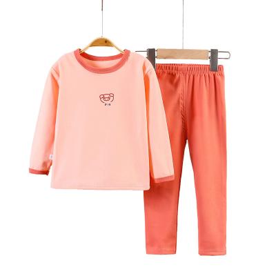 China Casual Wholesale Winter Children Clothing Set Thermal Kids Pyjamas Comfy Baby Pajama Sleepwear Set children's clothing girl for sale