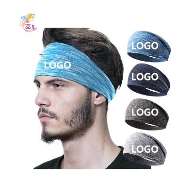 China ZY hair decoration sports hygroscopic quick-drying colorful elastic bandana running fitness headband yoga headband men and women the top for sale