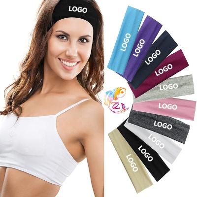 China ZY Hair Decoration Sports Headband Female Elastic Yoga Antiperspirant Sweatband Top for sale