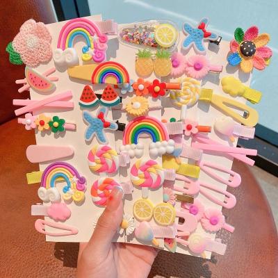 China Korean New Hair Decoration ZY Children's Hair Clips Baby Hair Accessories Fruit Bangs Clips Girls Cute Princess Jewelry Head Clips for sale