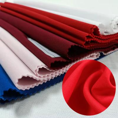 China Memory Scuba Fabric Solid Color Air Layer Scuba Fabric 240gsm Plain Dyed Soandex Knitted For Garment for sale