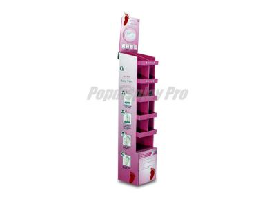 China Retail Temporary Personal Skin Care 5-shelf Promotional Cardboard POP Display for sale