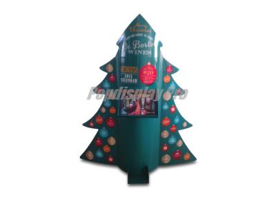 China Christmas Tree Shaped Auto Pop Up Merchandising Shelf for sale