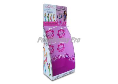 China Elegant Custom Cardboard Hook Display 2 Sides Printed Environmental Friendly for sale