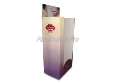 China Customized Degradable Display Dump Bins Cardboard Light Pantone Color for sale