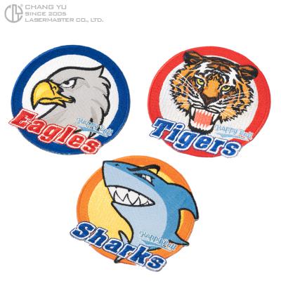 China Movie TAIWAN Good Quality Machinery Embroidery Logo For Embroidered Sports Patches for sale