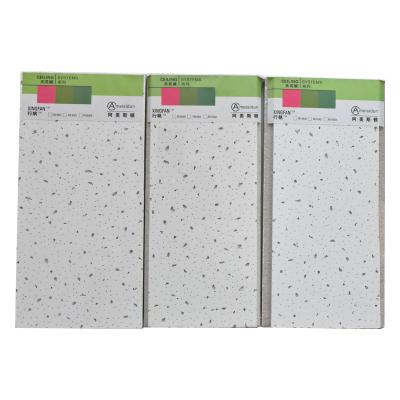 China Graphic Design Solution Mineral Fiber 2x2 Ceiling Tiles with Powder Coating Surface for sale