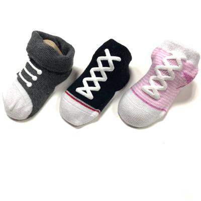 China Hot Sale QUICK DRY Cartoon 3D Baby Newborn Cotton Christmas Anti-skid Socks and Kids Baby Socks Kids Socks for sale