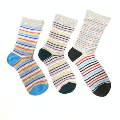 China 2021 New Design Colorful Knitted Wholesale Women's Hosiery Diabetes Breathable Soft Wide Rubber Socks Organic Cotton Socks for sale