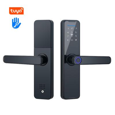 China MUKA I05 tuya app home electronic electric wifi biometric digital smart finger print door locks for sale