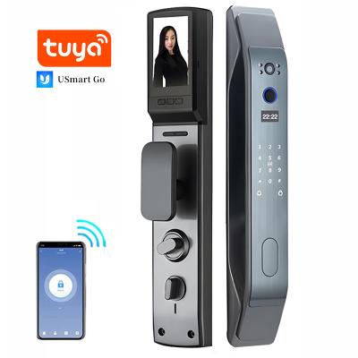 China usmart go app face smart 3d recognition wifi fingerprint anti-theft keyless smart door lock for sale