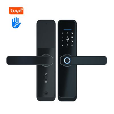 China outdoor waterproof smart handle fingerprint digital safe automatic intelligent door lock for sale