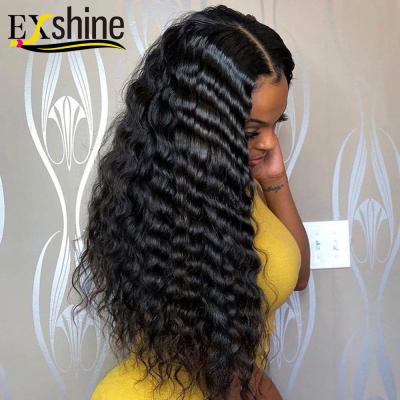 China Wholesale Transparent Lace Front Wigs, Hd Silky Straight Wave 13x6 Lace Front Wigs With Transparent, Deep Wave Full Lace Front Wigs For Black Women for sale