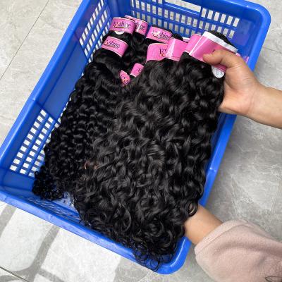 China Wholesale Water Wave Cuticle Aligned Raw Virgin Indian Remy Human Hair Seller, Raw Unprocessed Virgin Indian Human Hair, Natural Indian Hair for sale