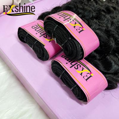 China Wholesale Raw Silky Straight Wave Exshine Human Brazilian Hair Vendor, Single Distributor Cuticle Aligned Virgin Hair, Mink Peruvian Human Hair Bundles for sale