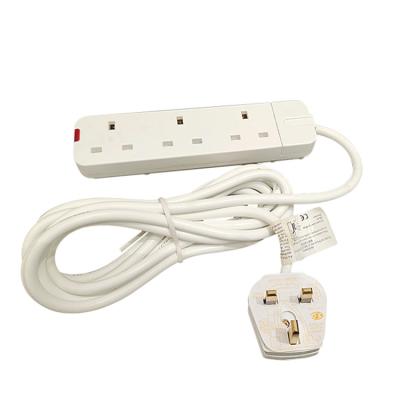 China PK1003B 3 Way Residential/General Purpose Power Extension Socket and Socket with 3 Meters of Wire for sale