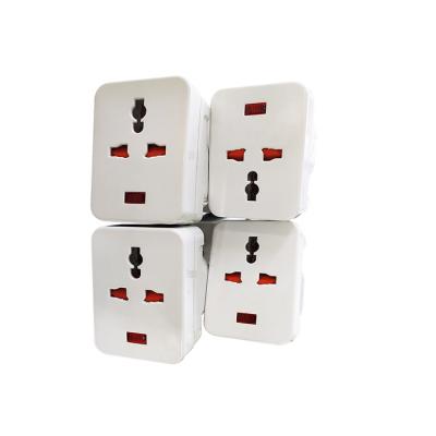 China Hot Sale 3 Way 3 Pin Universal Travel Adapter Convenient Multi Plug Adapter Electrical for sale